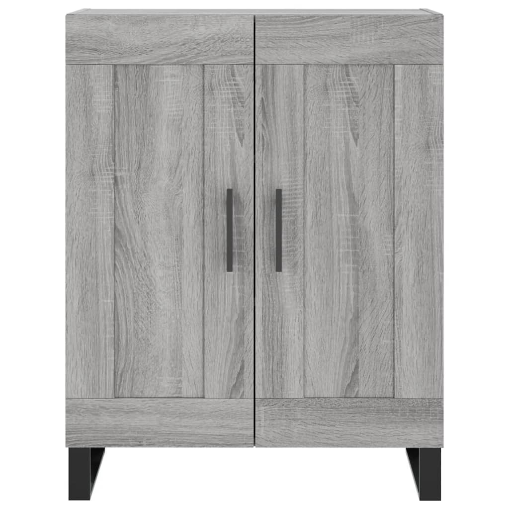 vidaXL Highboard Grey Sonoma 69.5x34x180 cm Engineered Wood