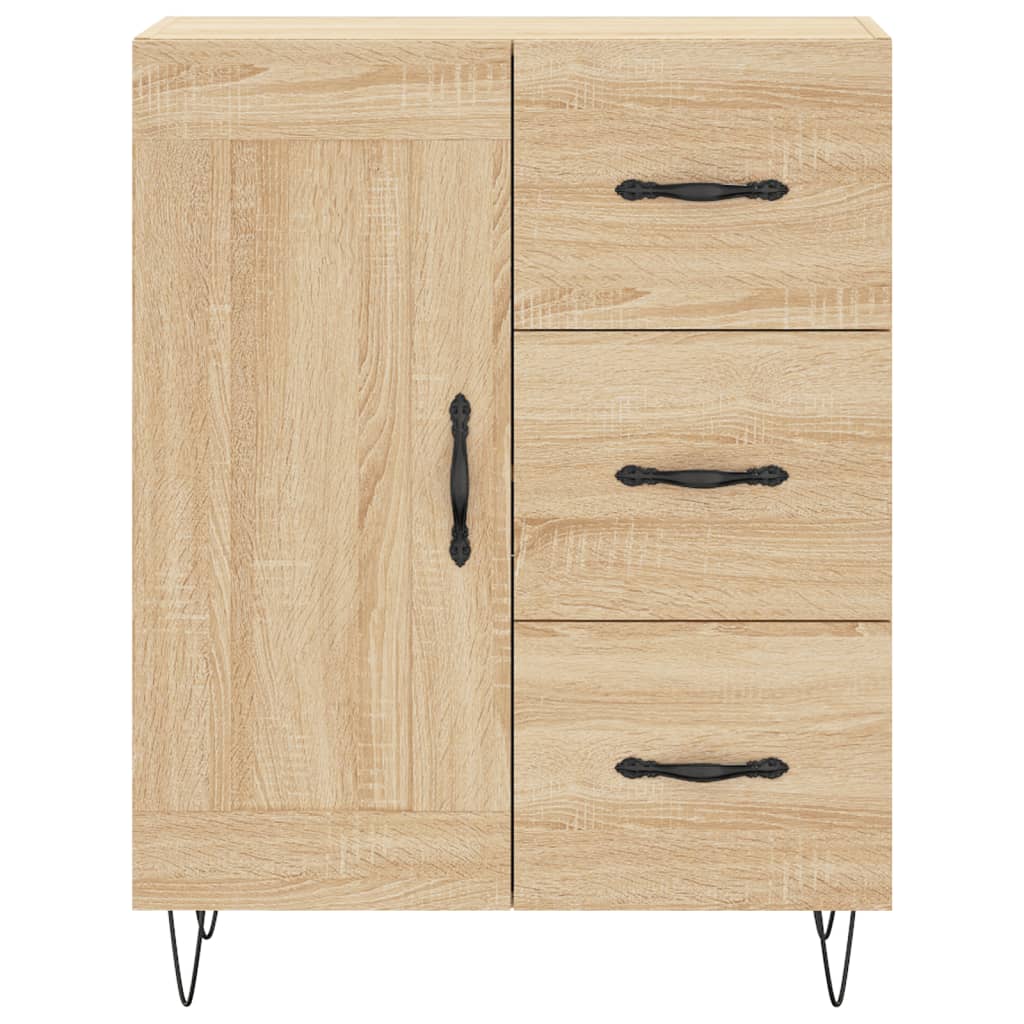 Highboard Sonoma Oak 69,5x34x180 cm Engineered Wood