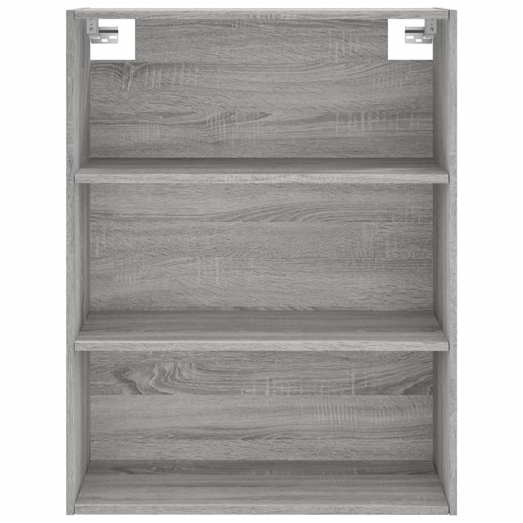 Highboard Grey Sonoma 69,5x34x180 cm Engineered Wood