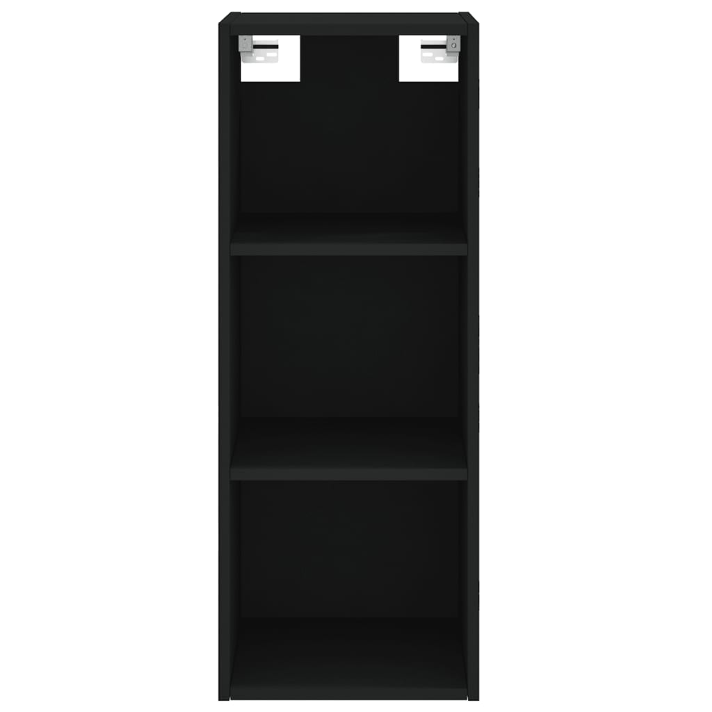 vidaXL Highboard Black 34.5x34x180 cm Engineered Wood