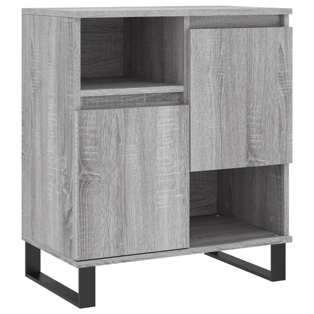 vidaXL Sideboards 3 pcs Grey Sonoma Engineered Wood