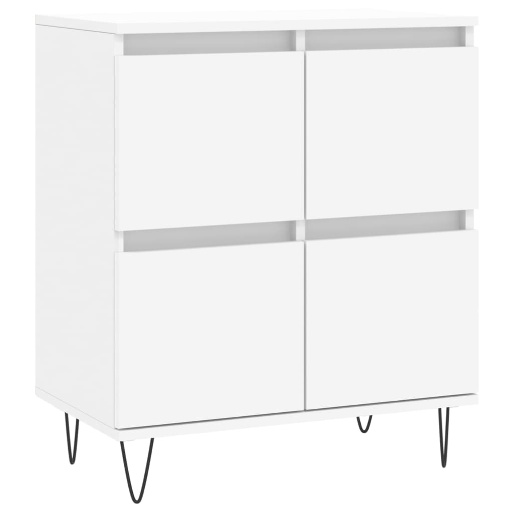 vidaXL Sideboards 2 pcs White Engineered Wood