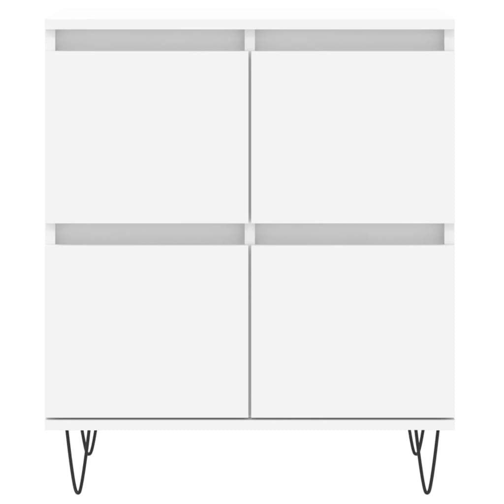 vidaXL Sideboards 2 pcs White Engineered Wood