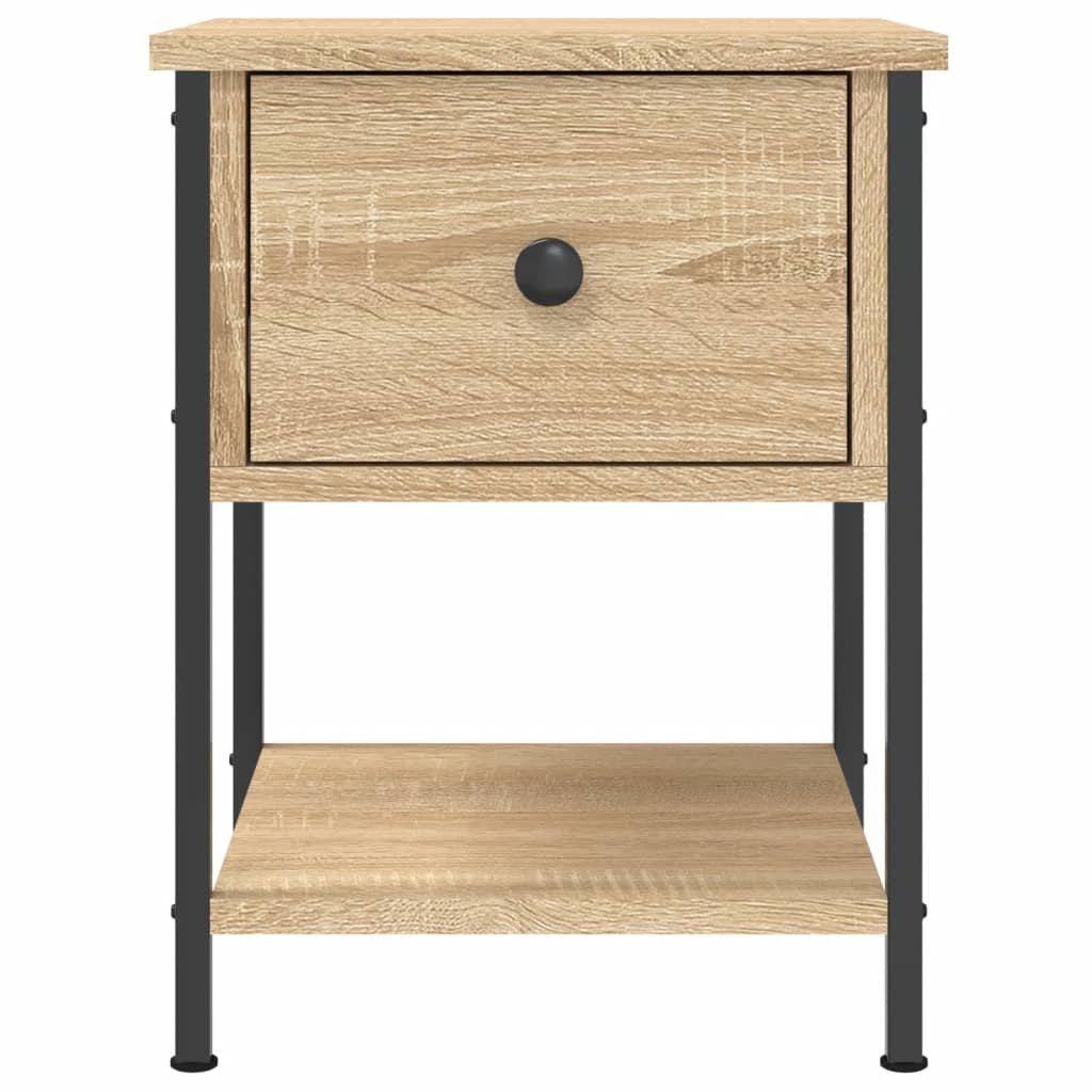 Bedside Table Sonoma Oak 34x35,5x45 cm Engineered Wood
