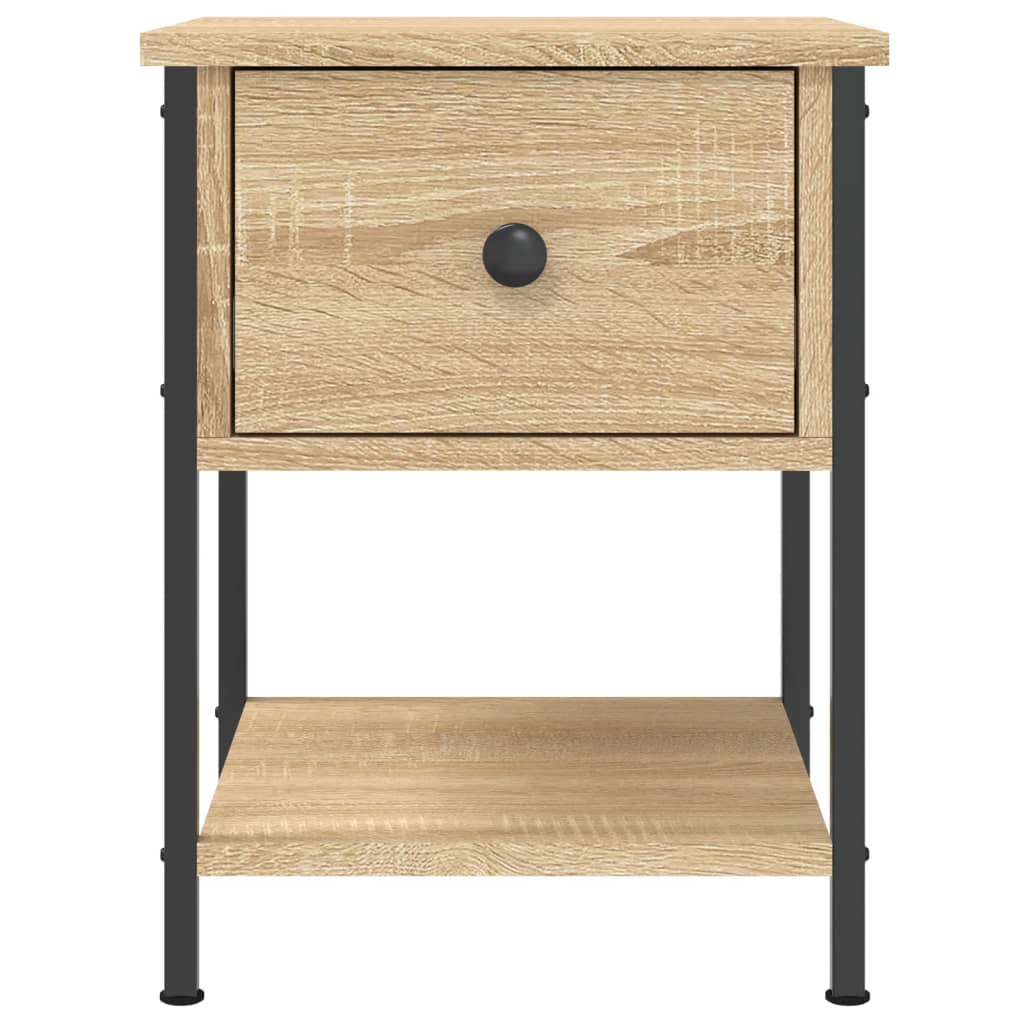 Bedside Tables 2 pcs Sonoma Oak 34x35,5x45 cm Engineered Wood