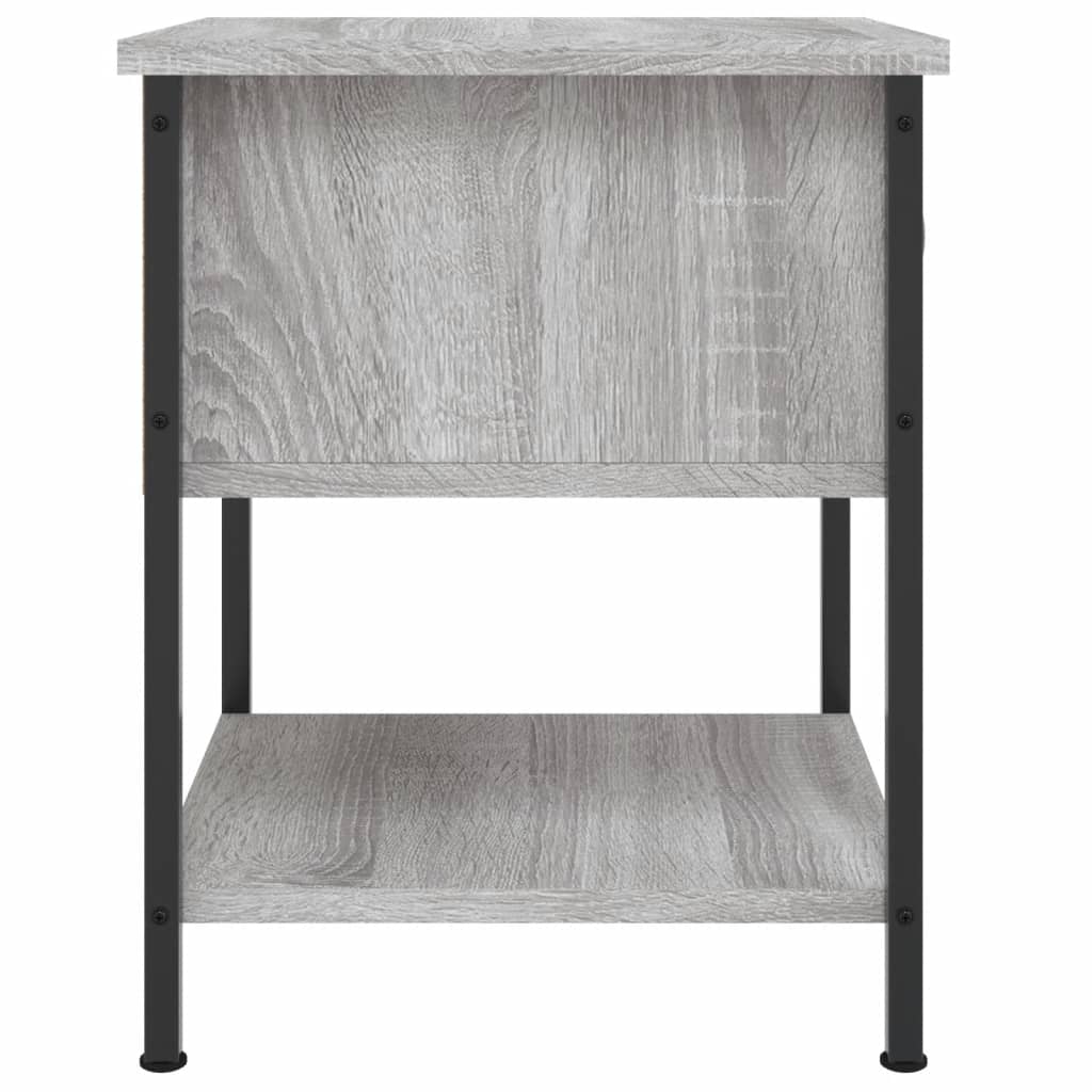Bedside Tables 2 pcs Grey Sonoma 34x35,5x45 cm Engineered Wood