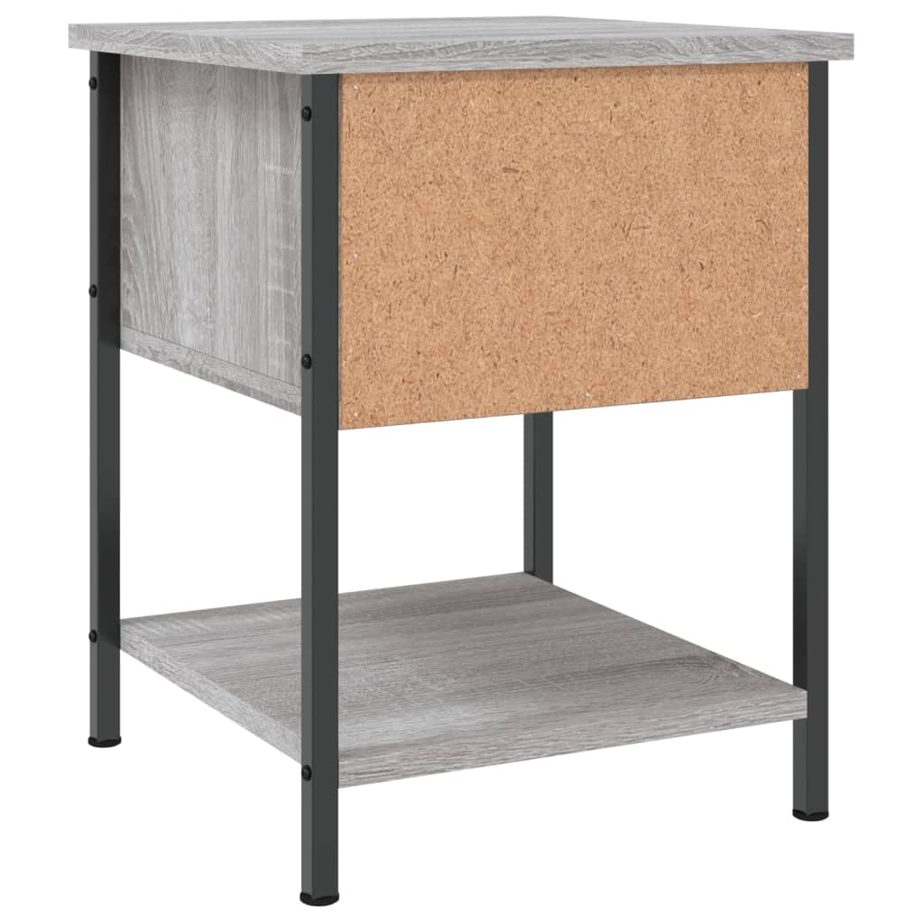 Bedside Tables 2 pcs Grey Sonoma 34x35,5x45 cm Engineered Wood
