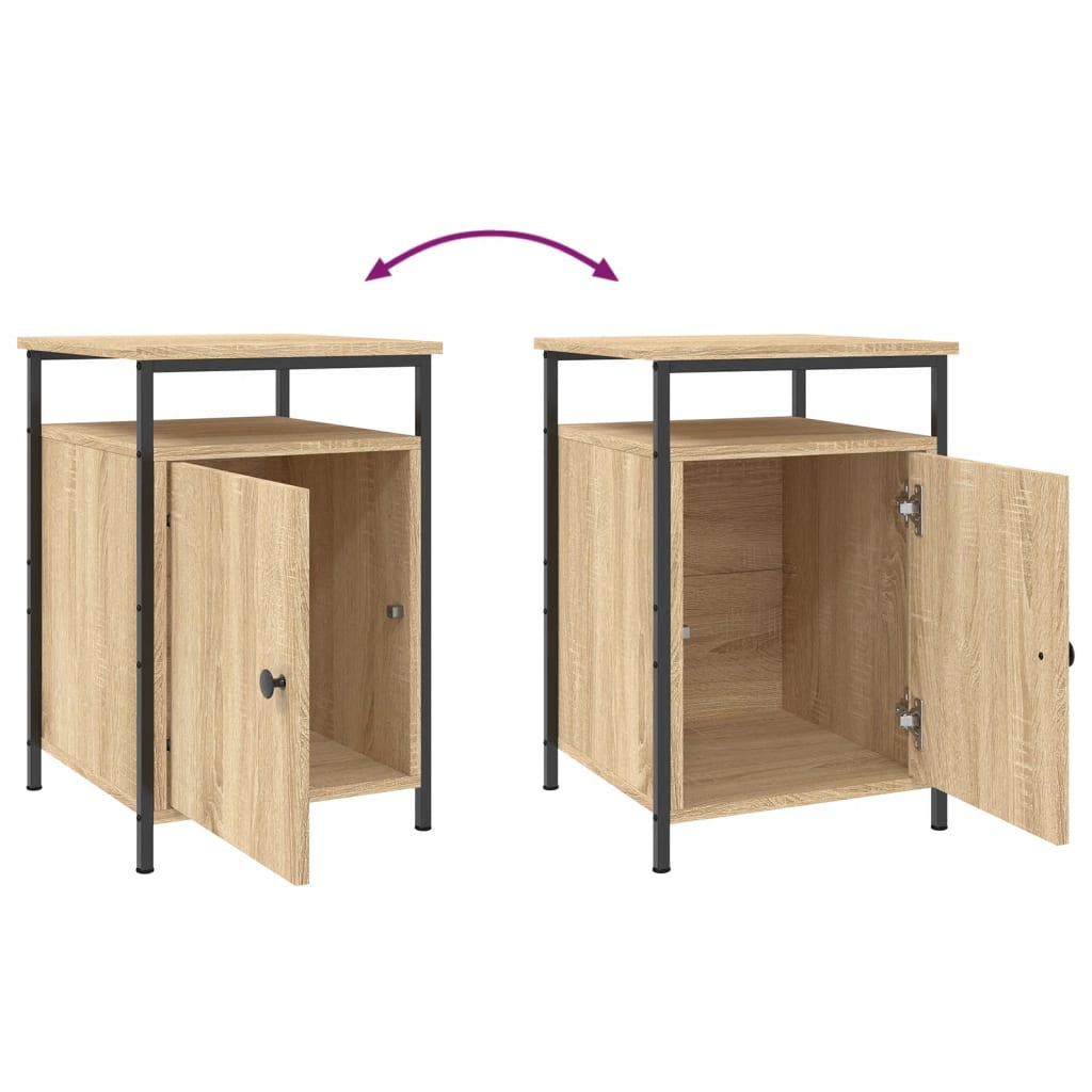 Bedside Cabinet Sonoma Oak 40x42x60 cm Engineered Wood