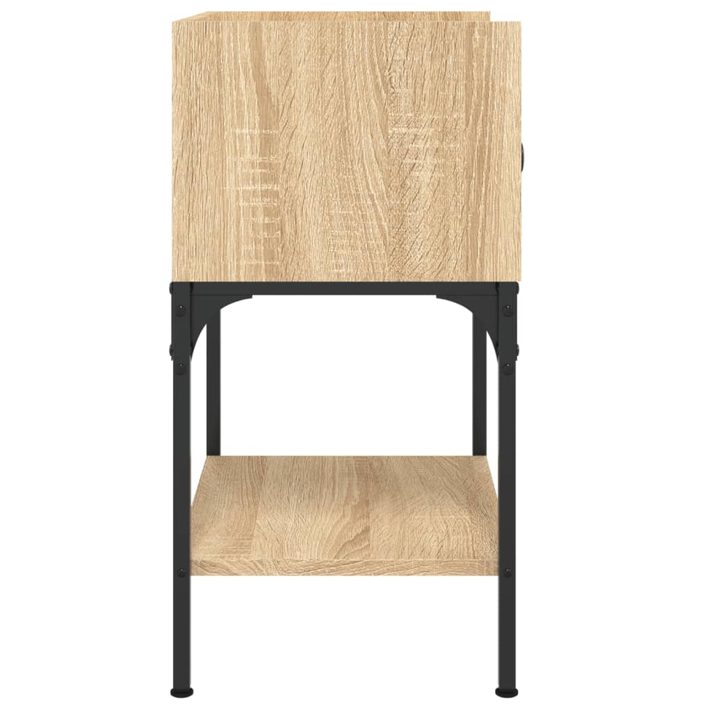 Bedside Tables 2 pcs Sonoma Oak 40.5x31x60 cm Engineered Wood