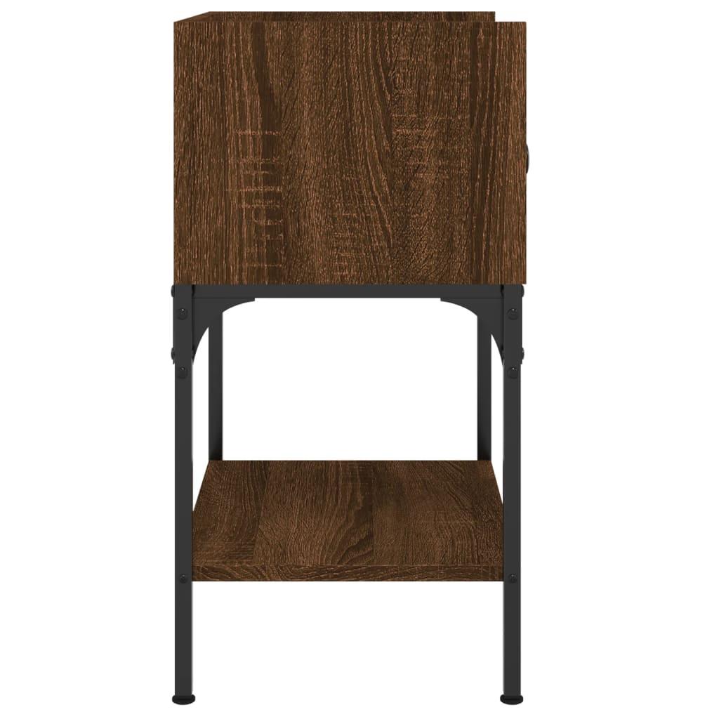 Bedside Tables 2 pcs Brown Oak 40,5x31x60 cm Engineered Wood