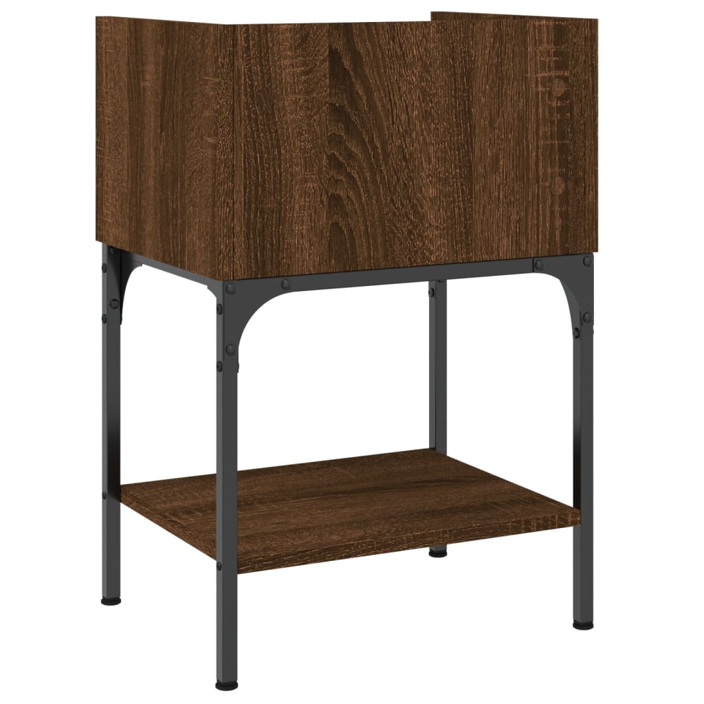 Bedside Tables 2 pcs Brown Oak 40,5x31x60 cm Engineered Wood