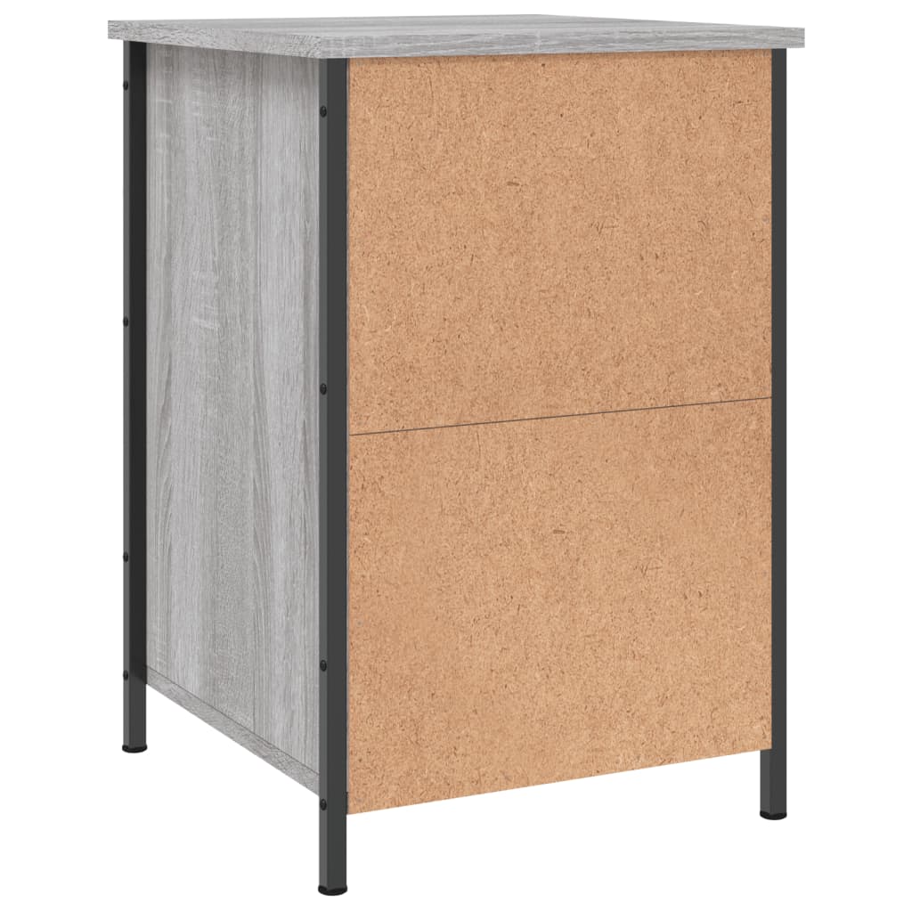 Bedside Cabinet Grey Sonoma 40x42x60 cm Engineered Wood