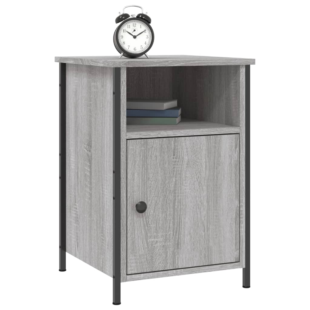 Bedside Cabinet Grey Sonoma 40x42x60 cm Engineered Wood