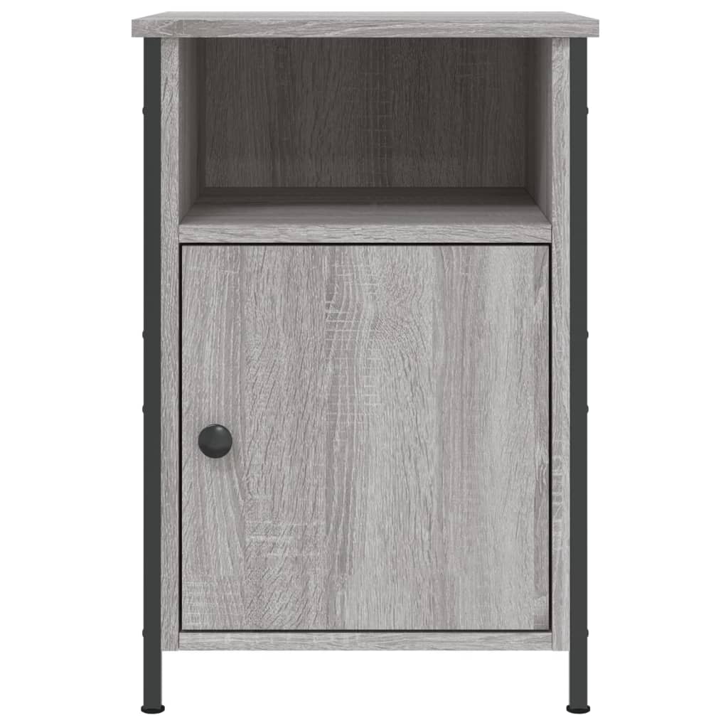 Bedside Cabinet Grey Sonoma 40x42x60 cm Engineered Wood