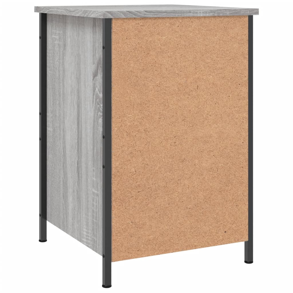 Bedside Cabinet Grey Sonoma 40x42x60 cm Engineered Wood