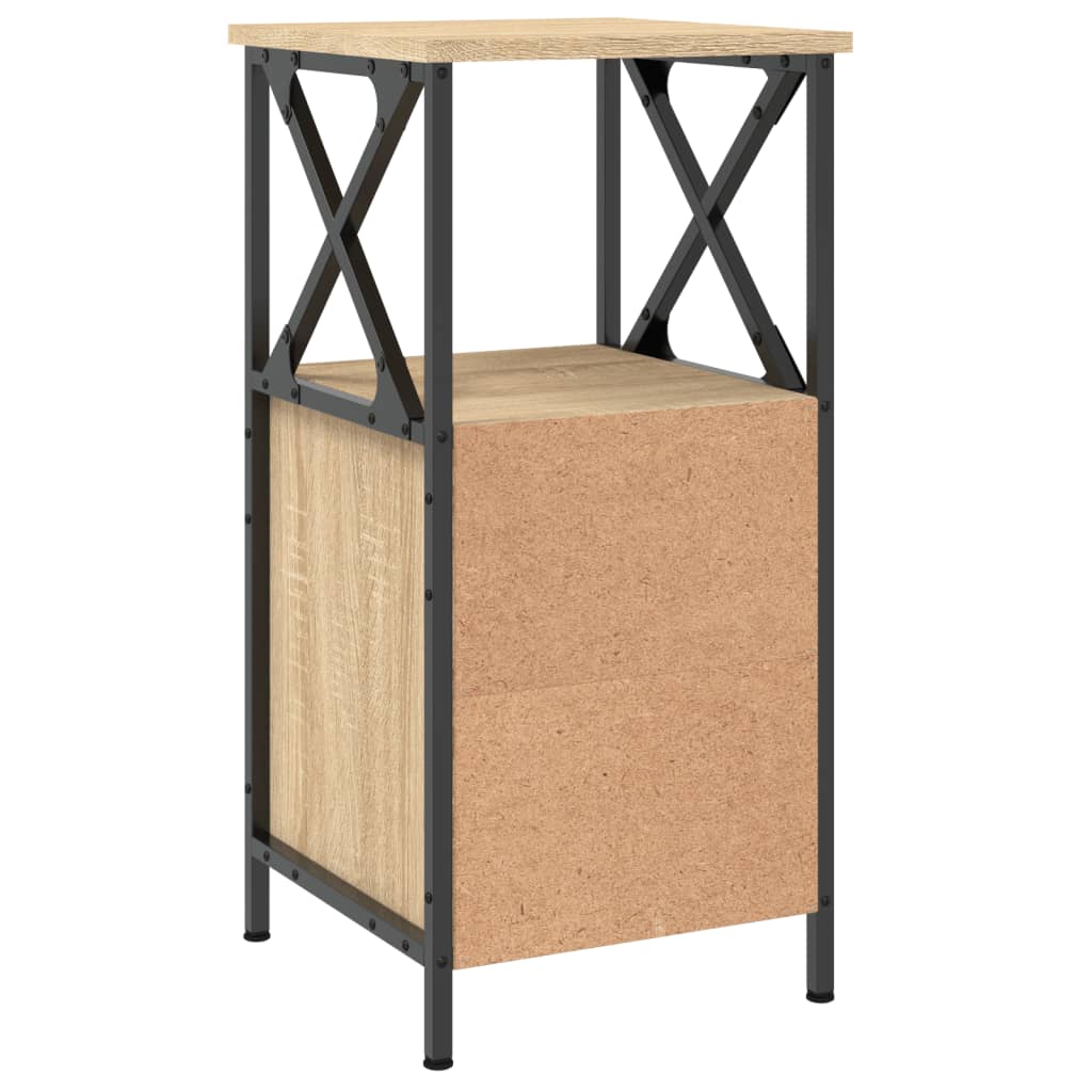 Bedside Cabinet Sonoma Oak 34x35,5x70 cm Engineered Wood