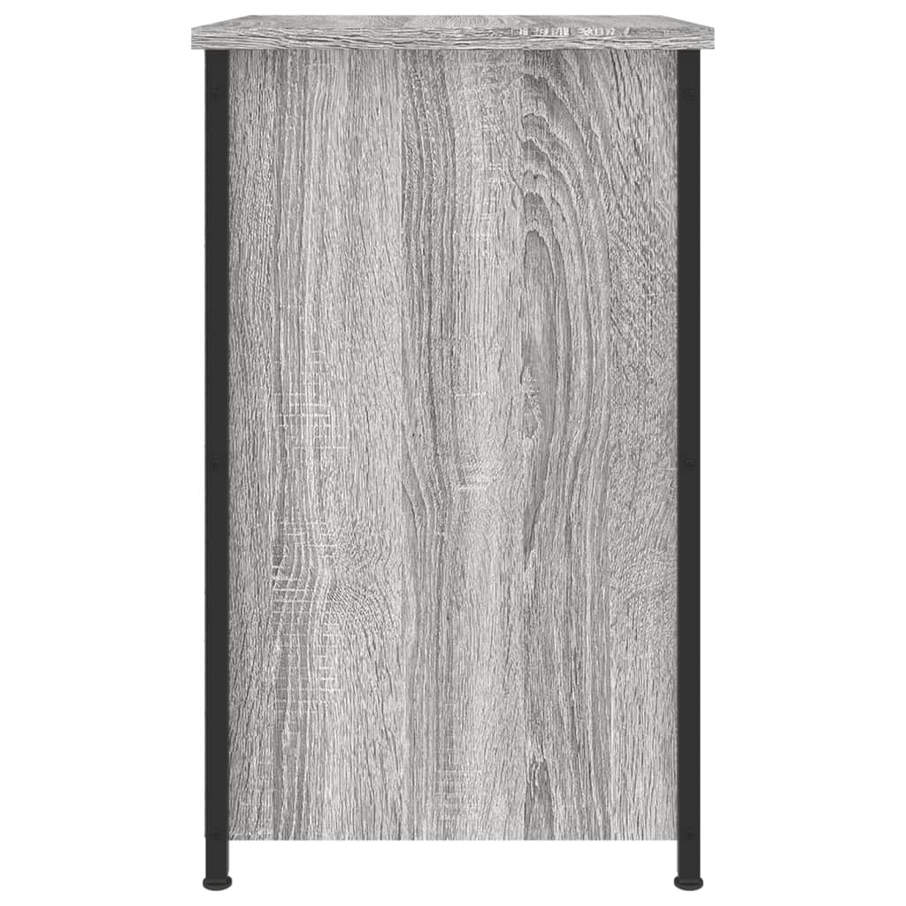 Bedside Cabinet Grey Sonoma 40x36x60 cm Engineered Wood