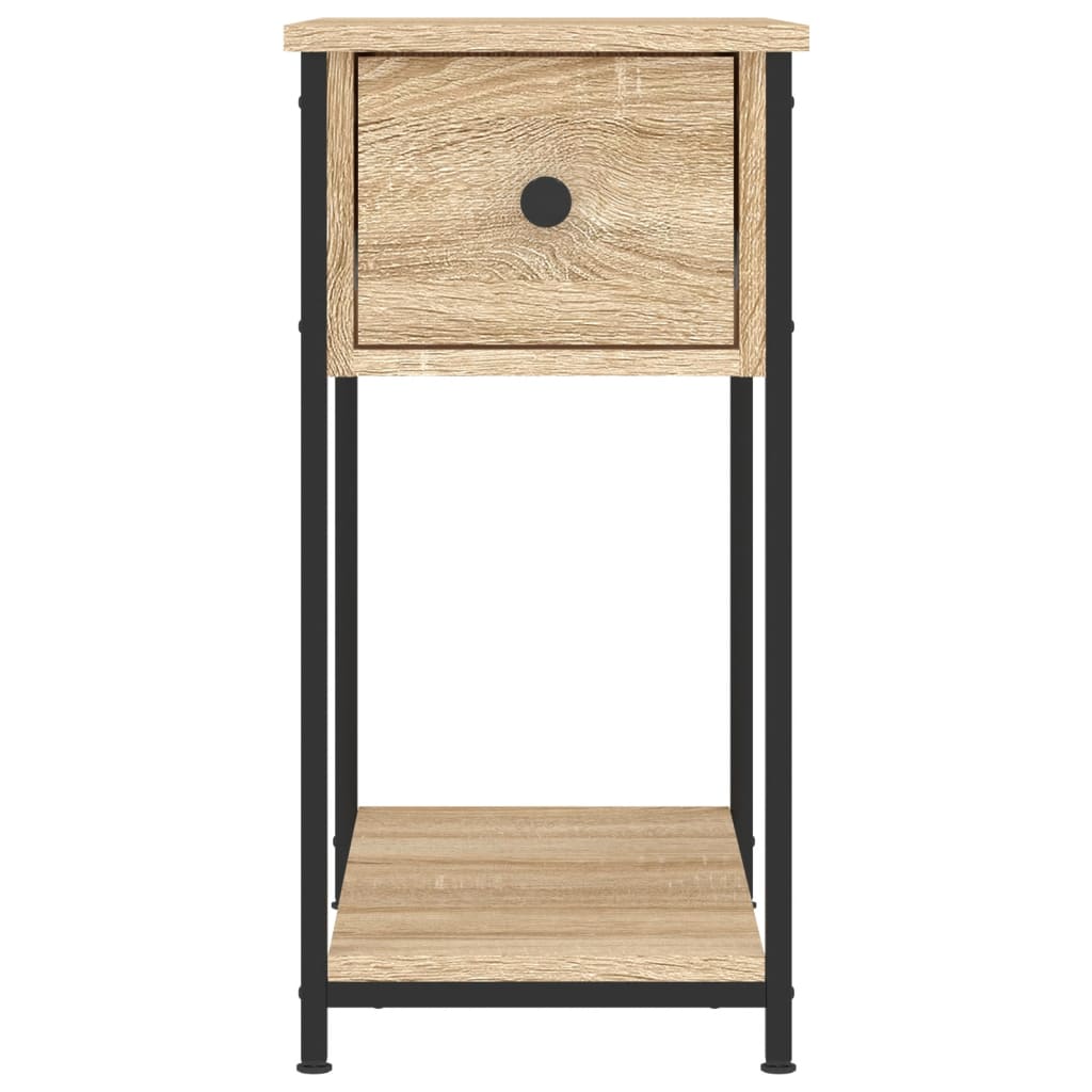 Bedside Cabinet | Set of 2 | Sonoma oak | Engineered wood, iron | Compact
