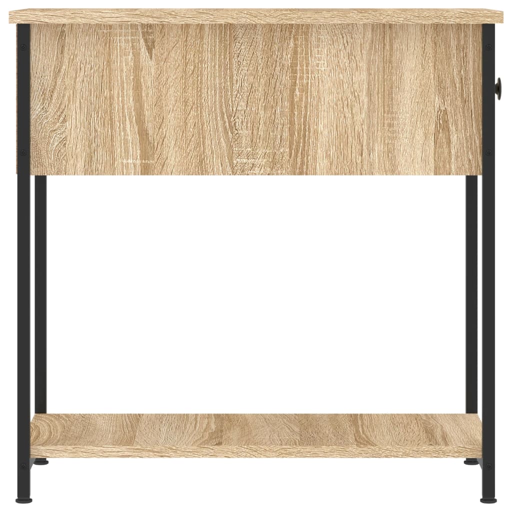 Bedside Cabinet | Set of 2 | Sonoma oak | Engineered wood, iron | Compact