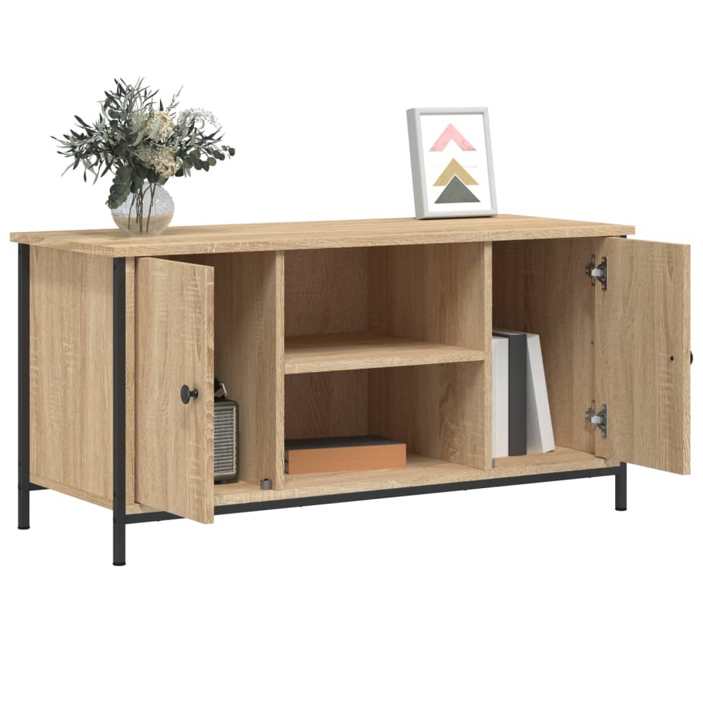 TV Cabinet Sonoma Oak 100x40x50 cm Engineered Wood