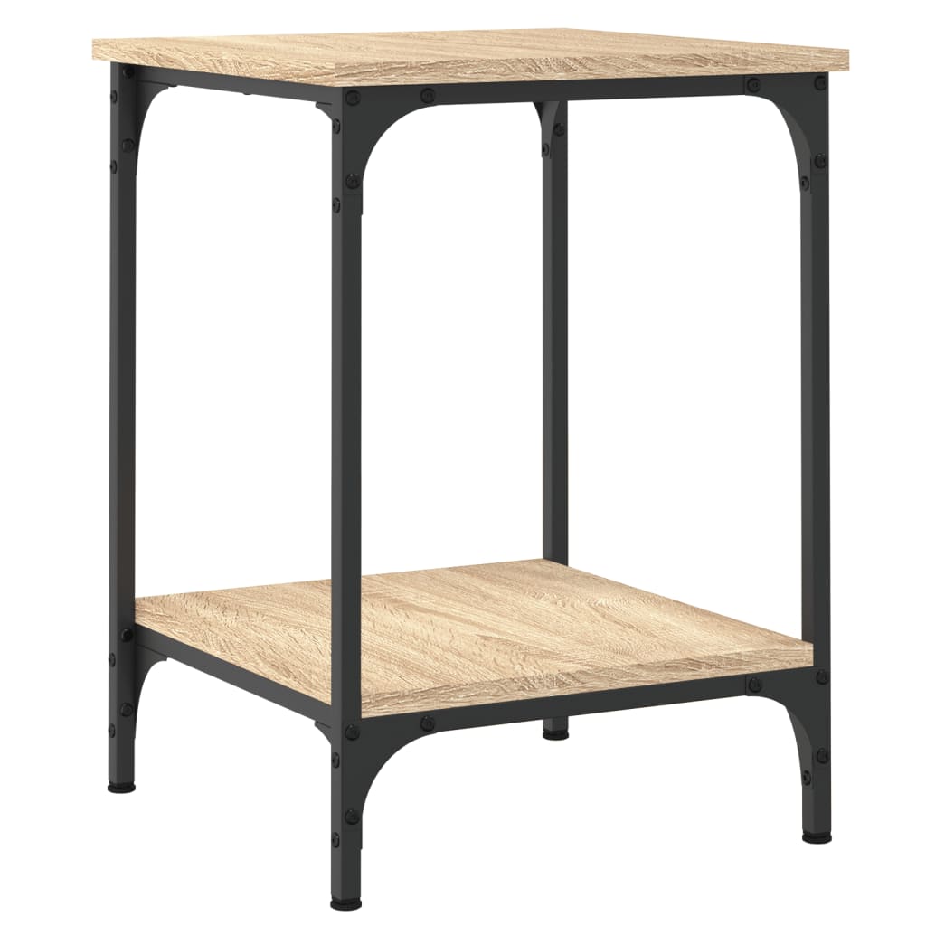 Coffee Table Sonoma Oak 40x40x55 cm Engineered Wood