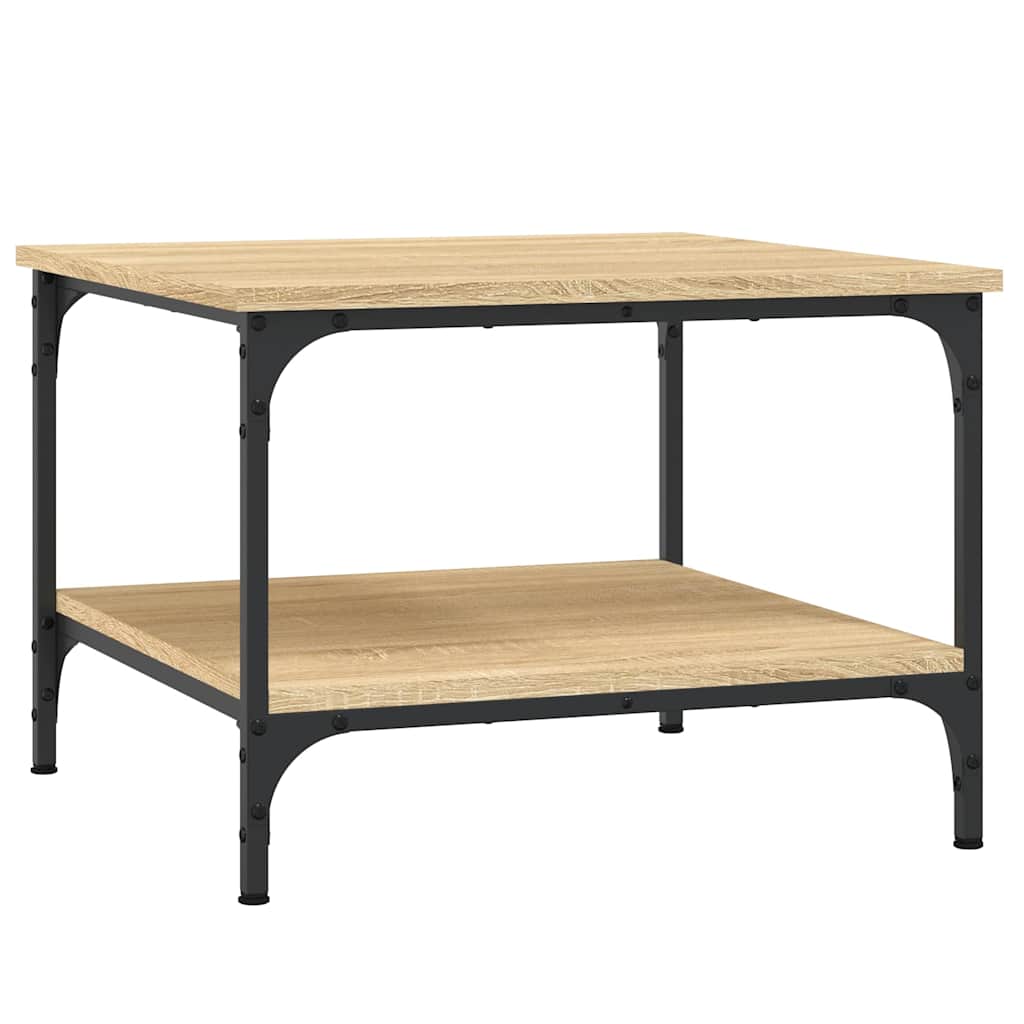 Coffee Table Sonoma Oak 55x55x40 cm Engineered Wood