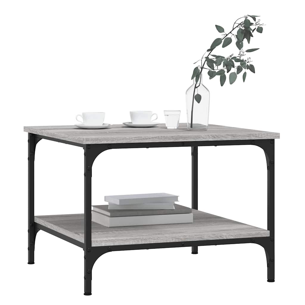 Coffee Table Grey Sonoma 55x55x40 cm Engineered Wood