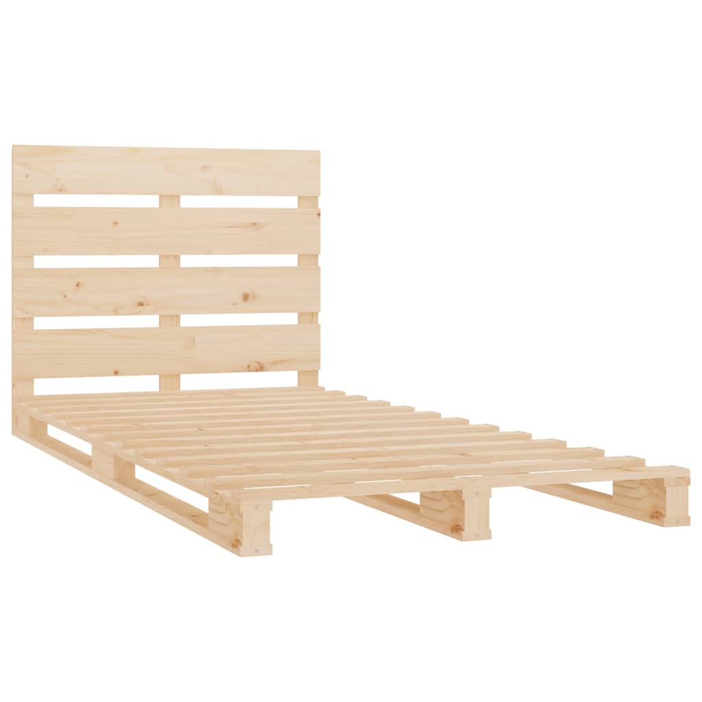 Bed Frame without Mattress 90x190 cm Single Solid Wood Pine Single