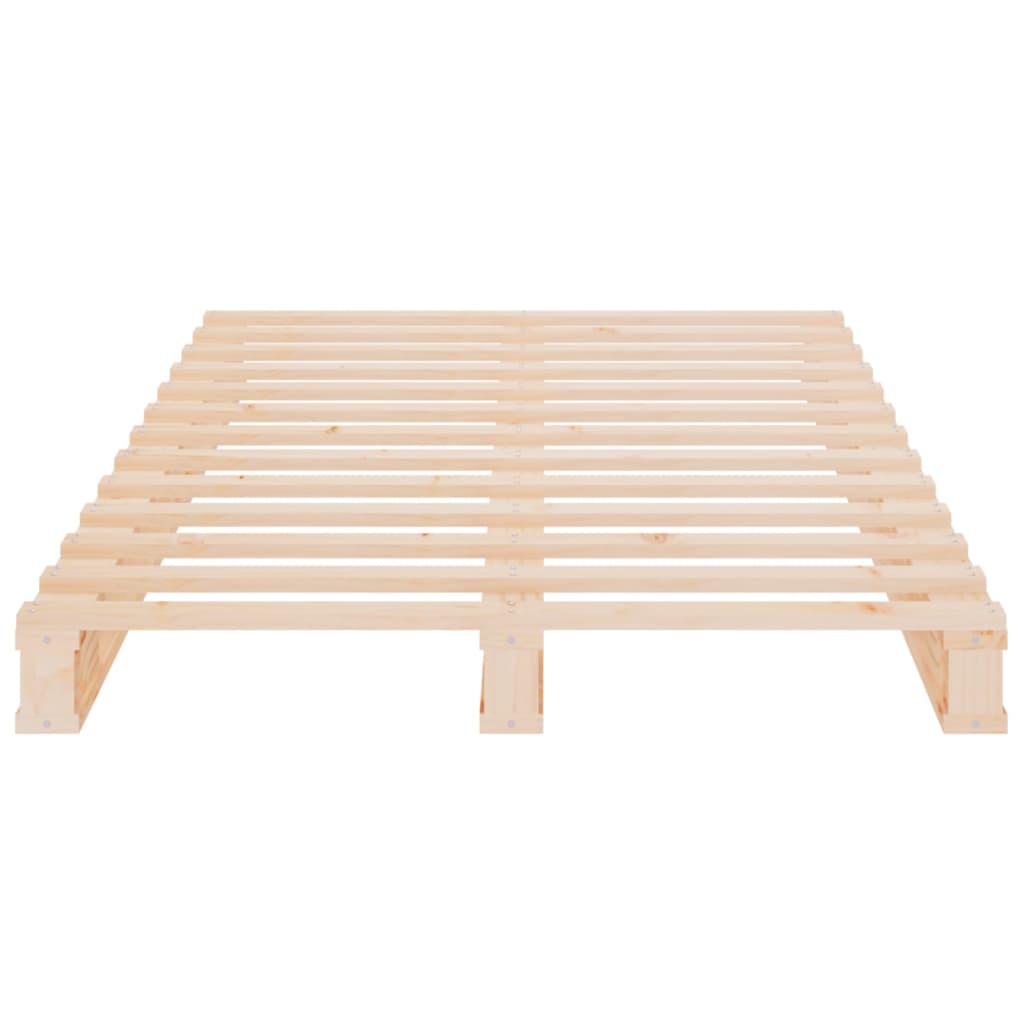 Bed Frame without Mattress 90x190 cm Single Solid Wood Pine Single
