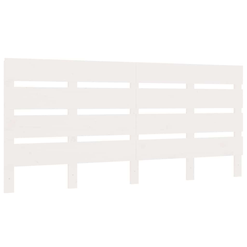 Bed Frame without Mattress White 140x190 cm Solid Wood Pine
