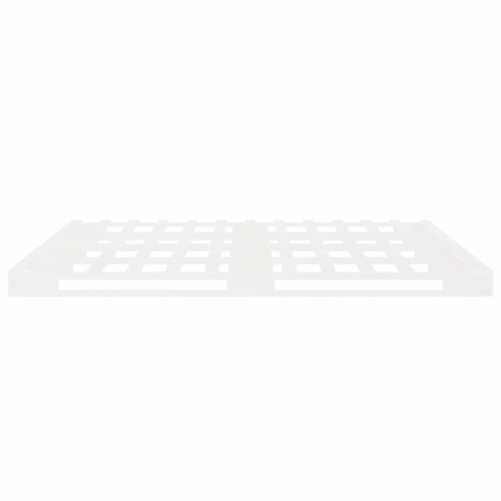 Bed Frame without Mattress White 140x190 cm Solid Wood Pine