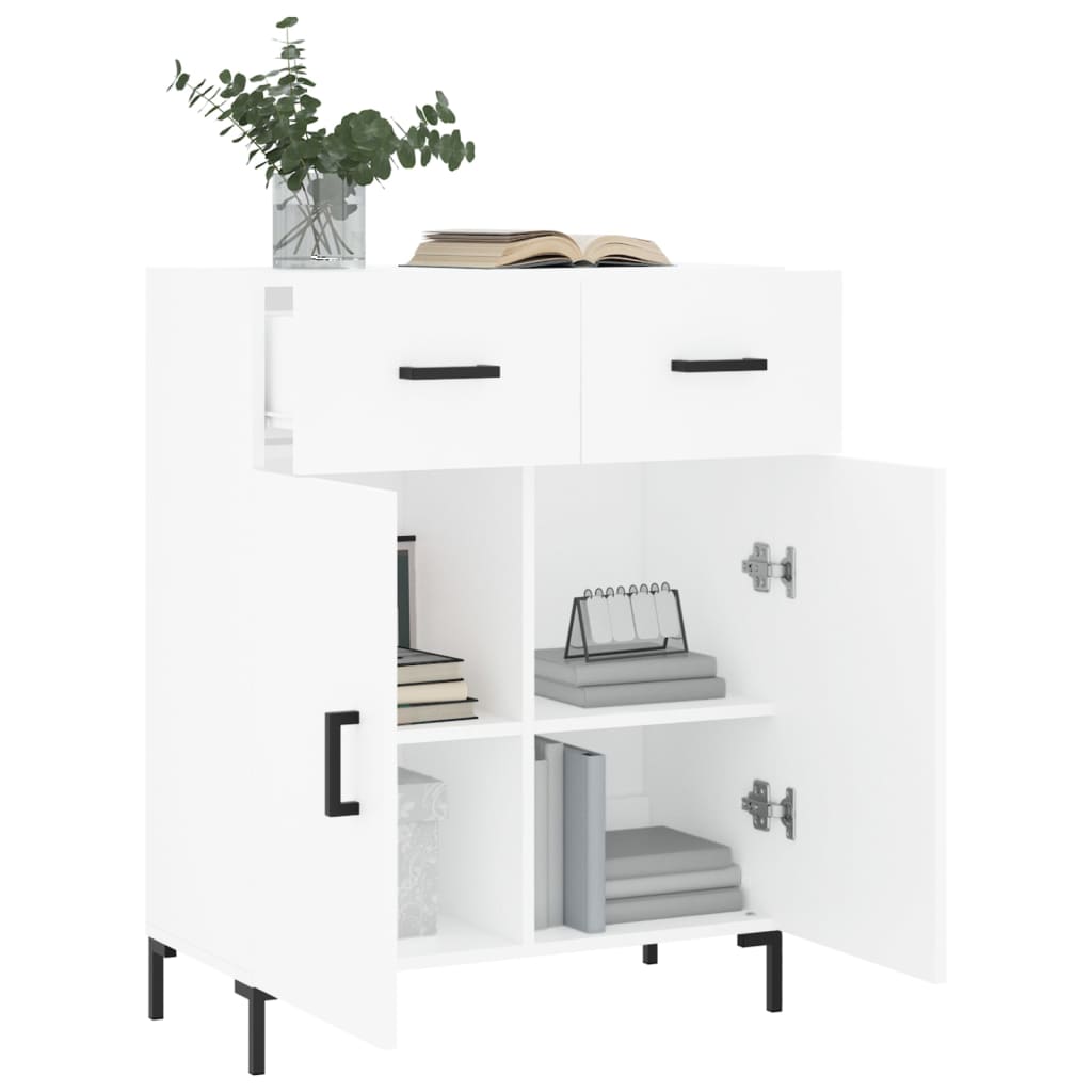 vidaXL Sideboard White 69.5x34x90 cm Engineered Wood