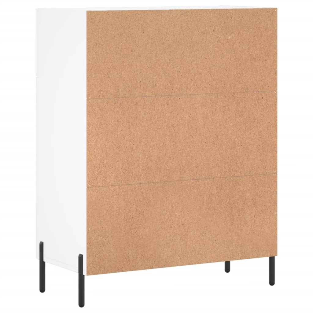 Sideboard White 69.5x34x90 cm Engineered Wood