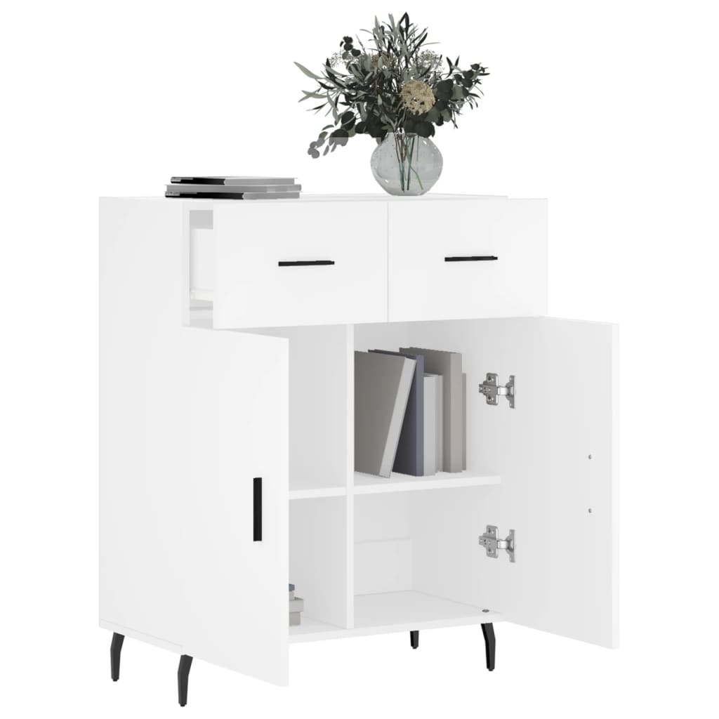 vidaXL Sideboard White 69.5x34x90 cm Engineered Wood