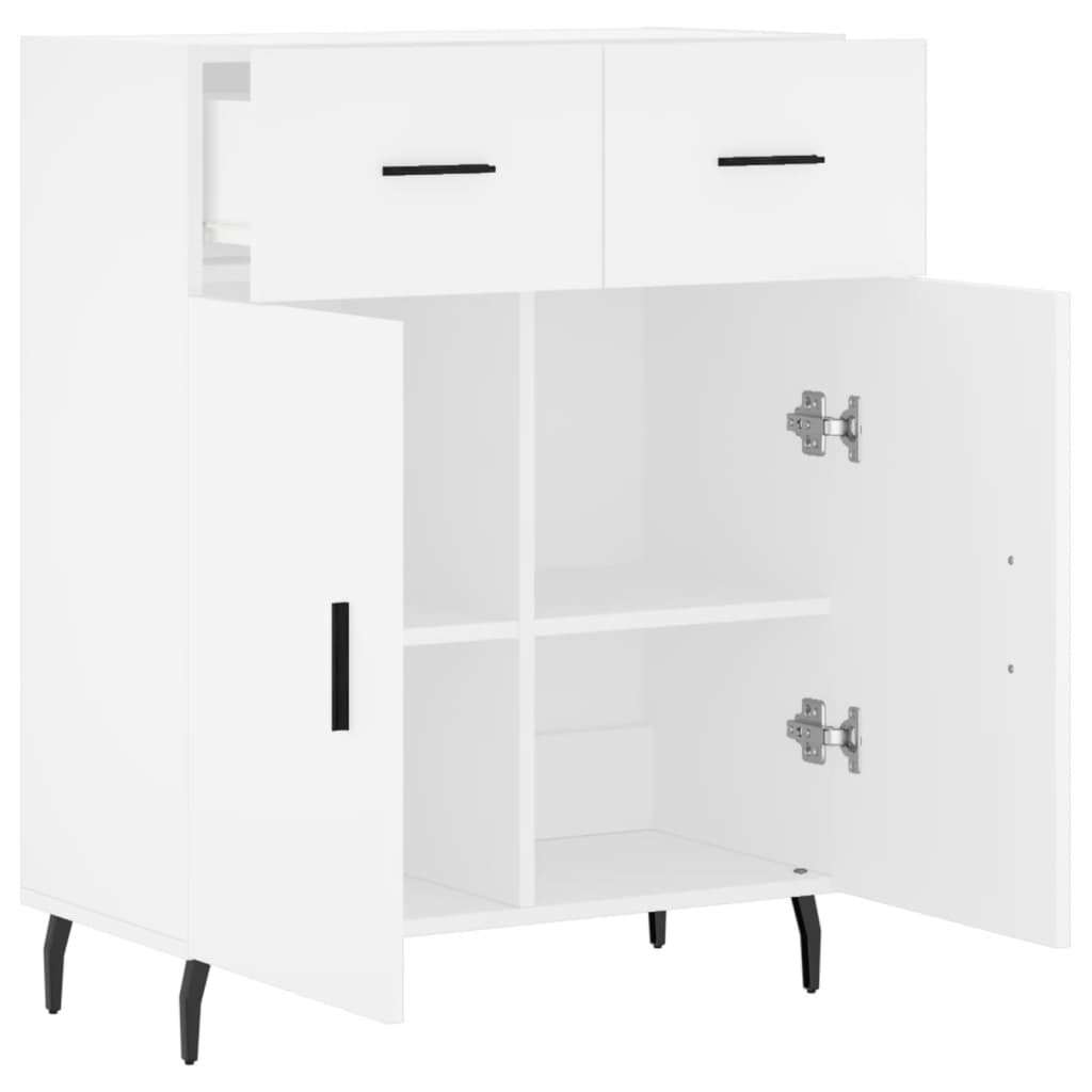 vidaXL Sideboard White 69.5x34x90 cm Engineered Wood