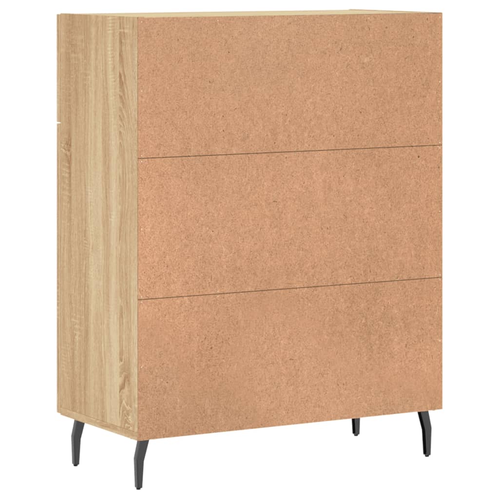 Sideboard Sonoma Oak 69.5x34x90 cm Engineered Wood
