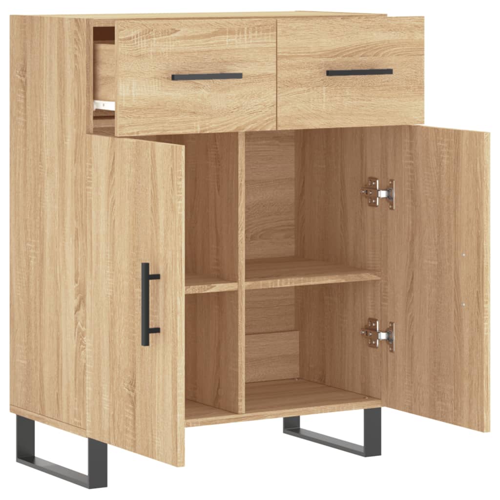 Sideboard Sonoma Oak 69.5x34x90 cm Engineered Wood