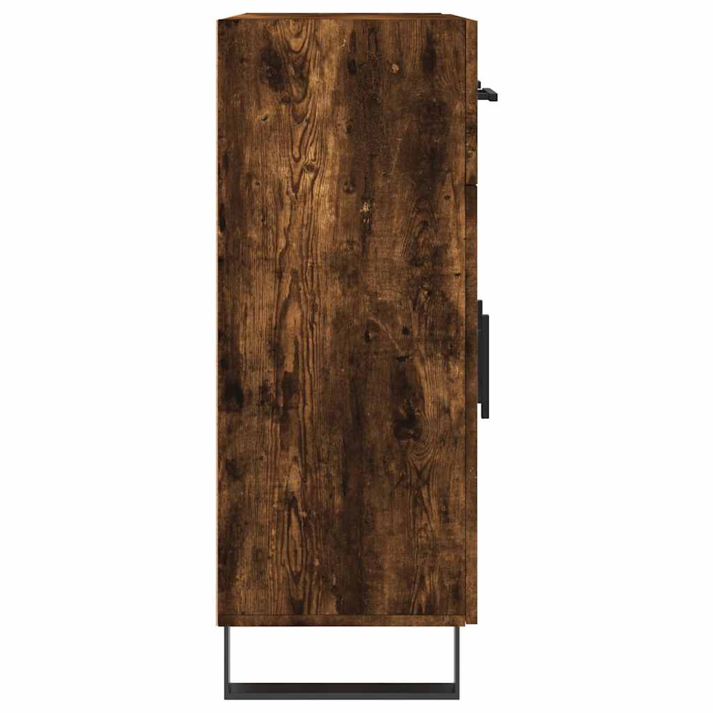 Sideboard Smoked Oak 69.5x34x90 cm Engineered Wood