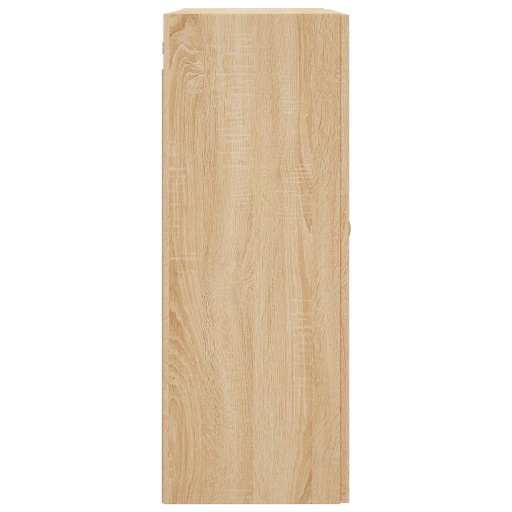 vidaXL Wall Mounted Cabinet Sonoma Oak 69.5x34x90 cm