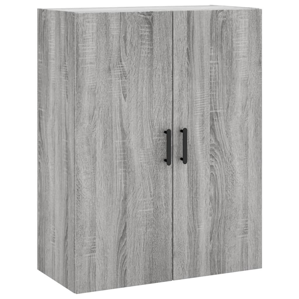 vidaXL Wall Mounted Cabinet Grey Sonoma 69.5x34x90 cm