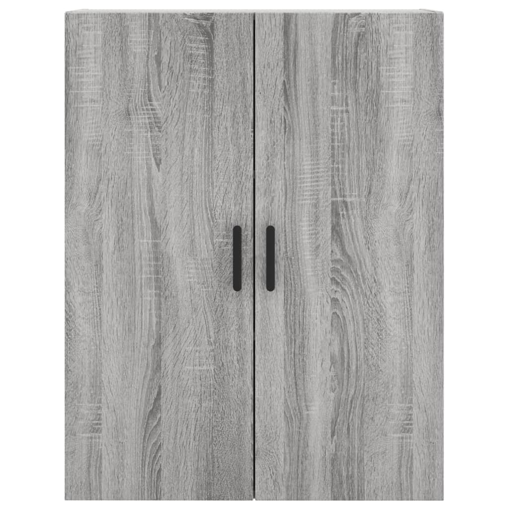 vidaXL Wall Mounted Cabinet Grey Sonoma 69.5x34x90 cm