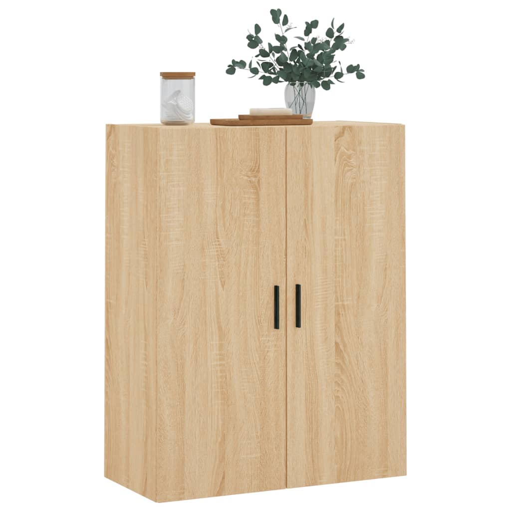 vidaXL Wall Mounted Cabinet Sonoma Oak 69.5x34x90 cm