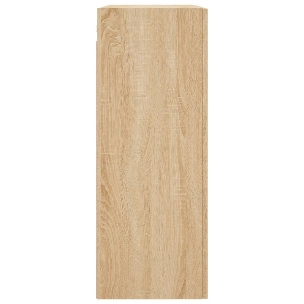 vidaXL Wall Mounted Cabinet Sonoma Oak 69.5x34x90 cm