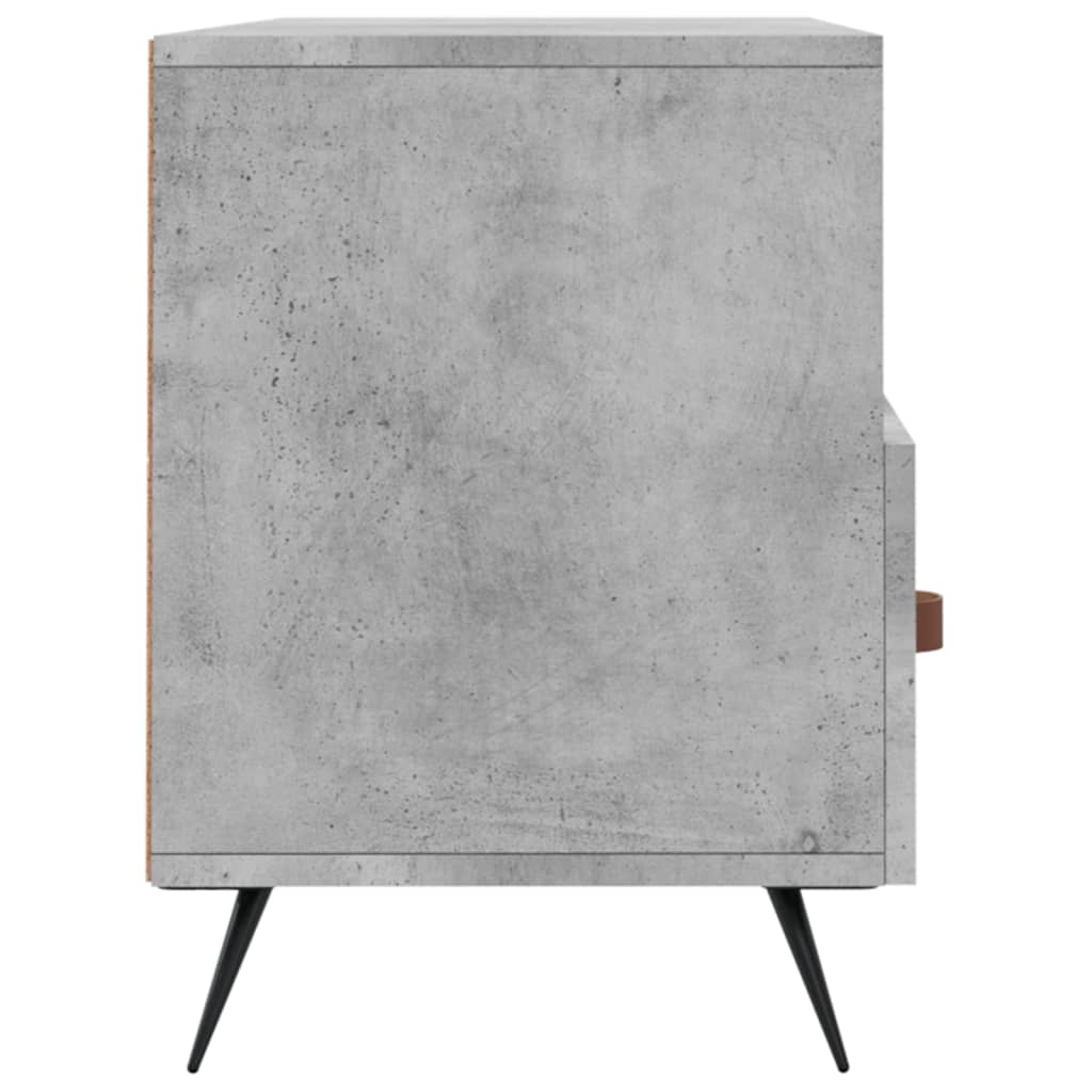 TV Cabinet Concrete Grey 102x36x50 cm Engineered Wood
