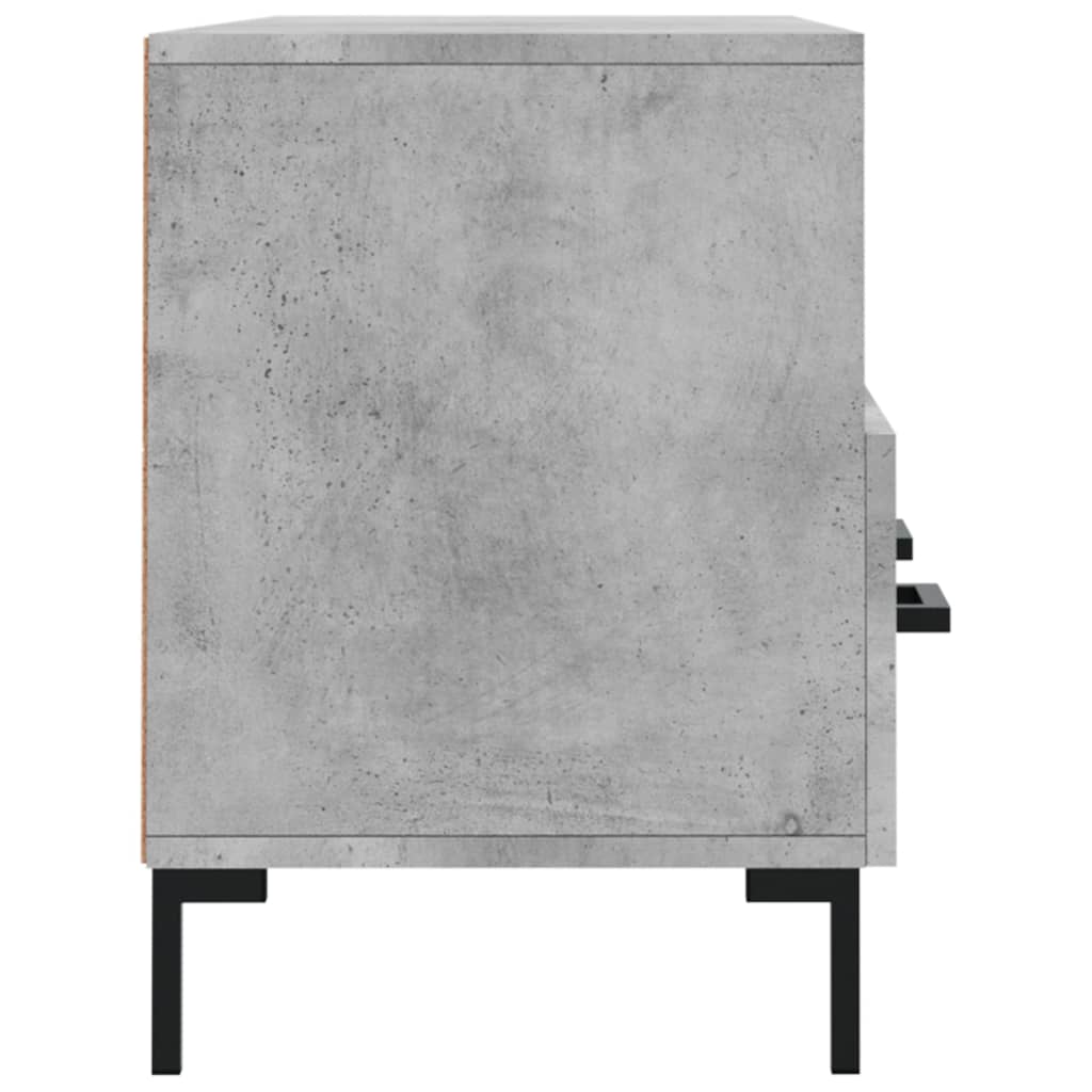 vidaXL TV Cabinet Concrete Grey 102x36x50 cm Engineered Wood