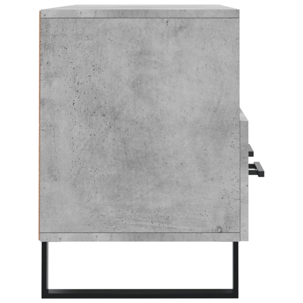 vidaXL TV Cabinet Concrete Grey 102x36x50 cm Engineered Wood