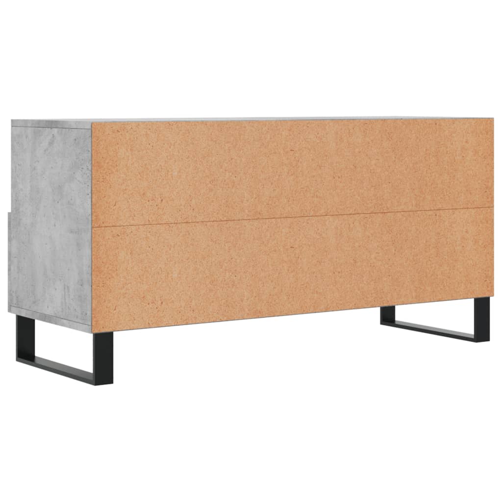 vidaXL TV Cabinet Concrete Grey 102x36x50 cm Engineered Wood