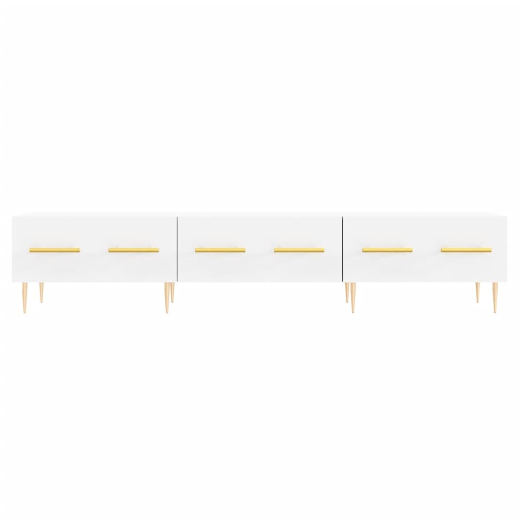 TV Cabinet White 150x36x30 cm Engineered Wood