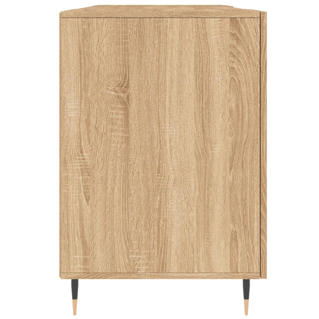 Desk Sonoma Oak 140x50x75 cm Engineered Wood