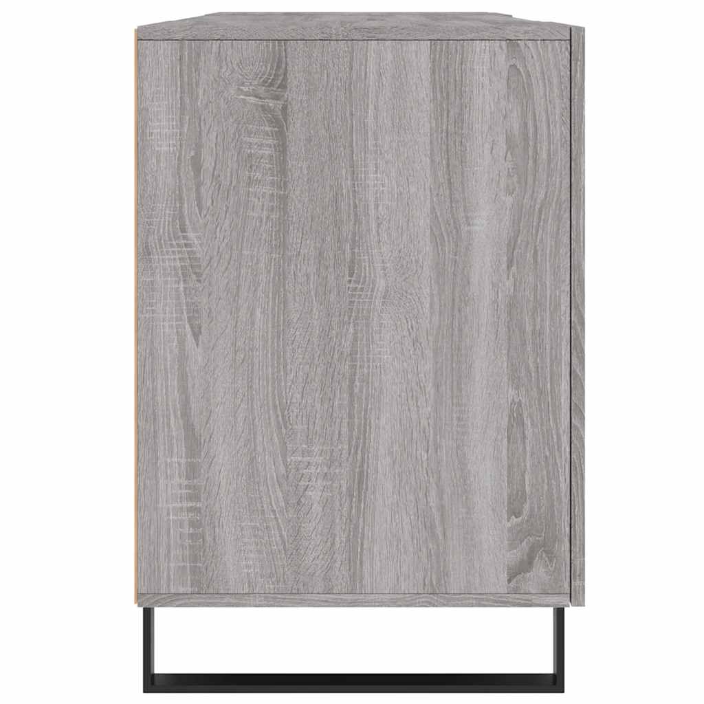 Desk Grey Sonoma 140x50x75 cm Engineered Wood